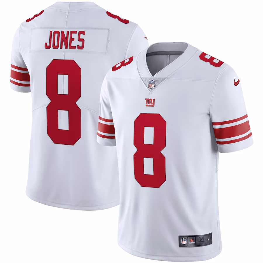 Men's New York Giants Daniel Jones Nike White Vapor Limited Jersey