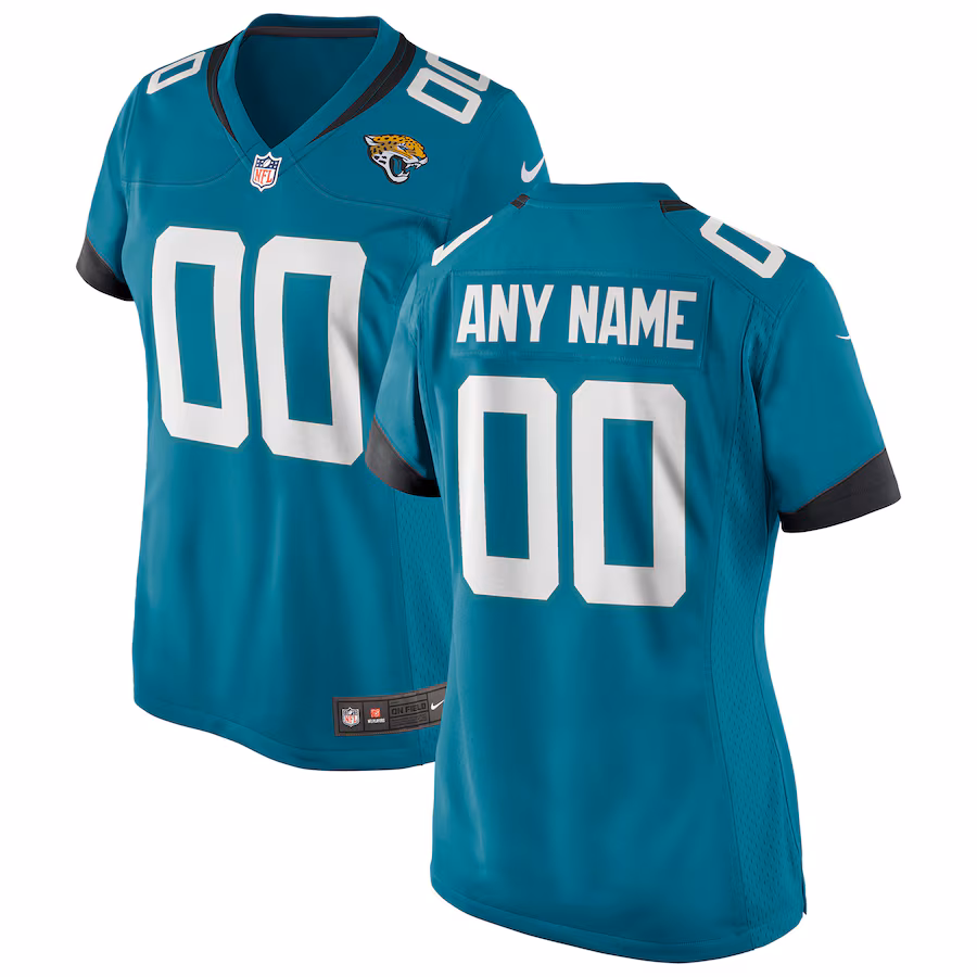 Women's Nike Teal Jacksonville Jaguars Custom Team Jersey