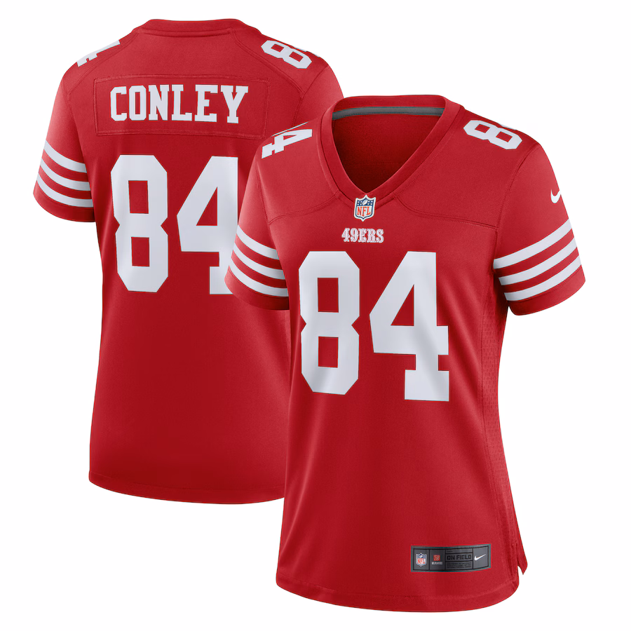 Women's San Francisco 49ers Chris Conley Nike Scarlet Game Jersey