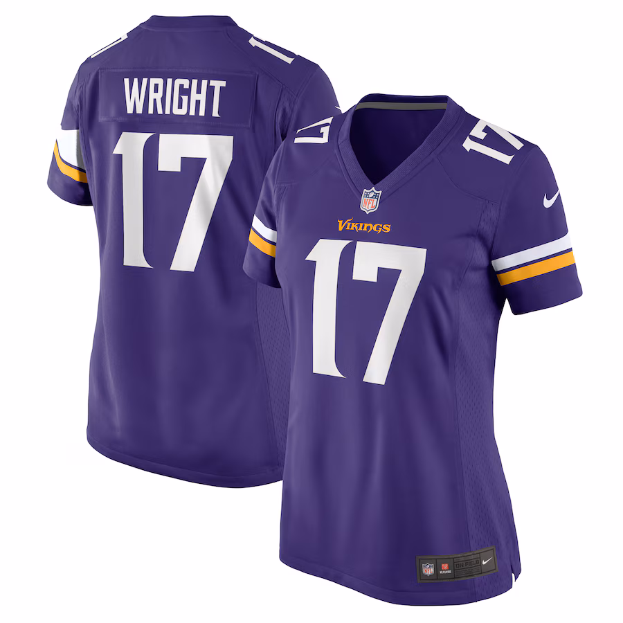 Women's Minnesota Vikings Ryan Wright Nike Purple Game Jersey