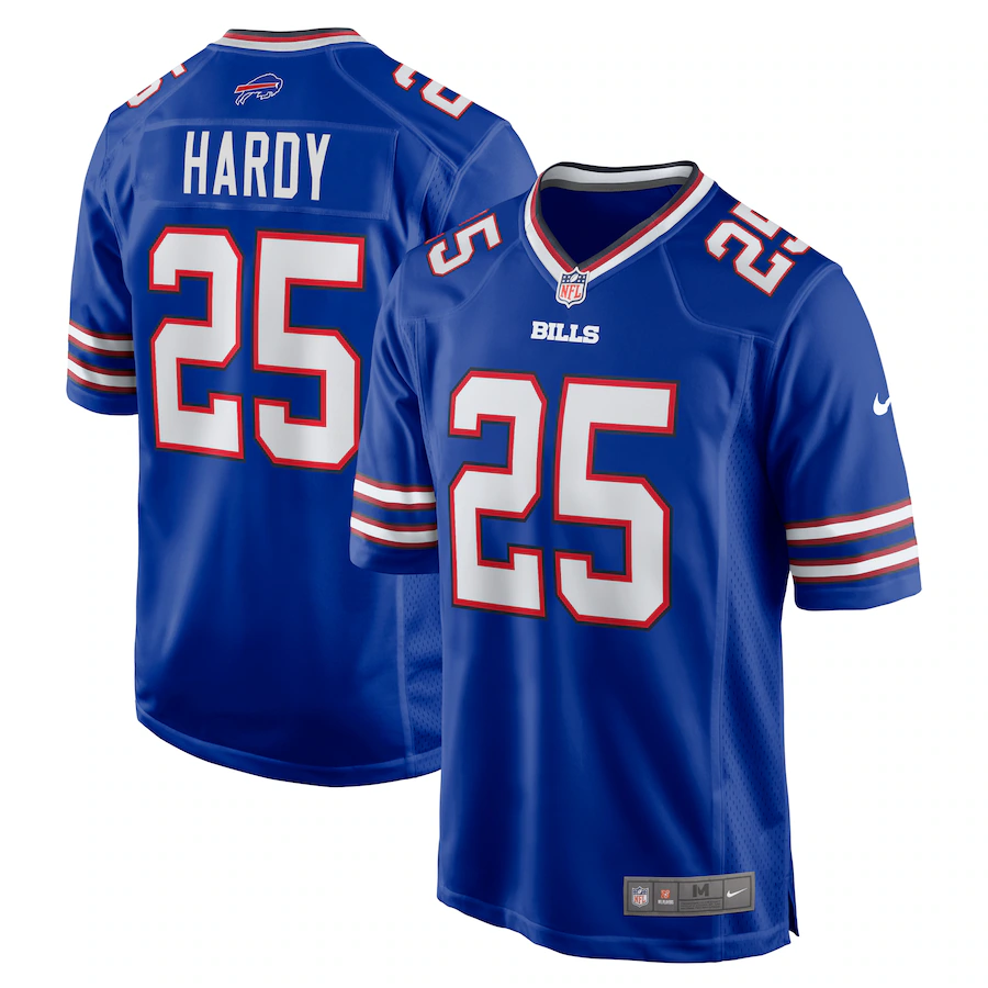 Men's Buffalo Bills Daequan Hardy Nike Royal Game Jersey