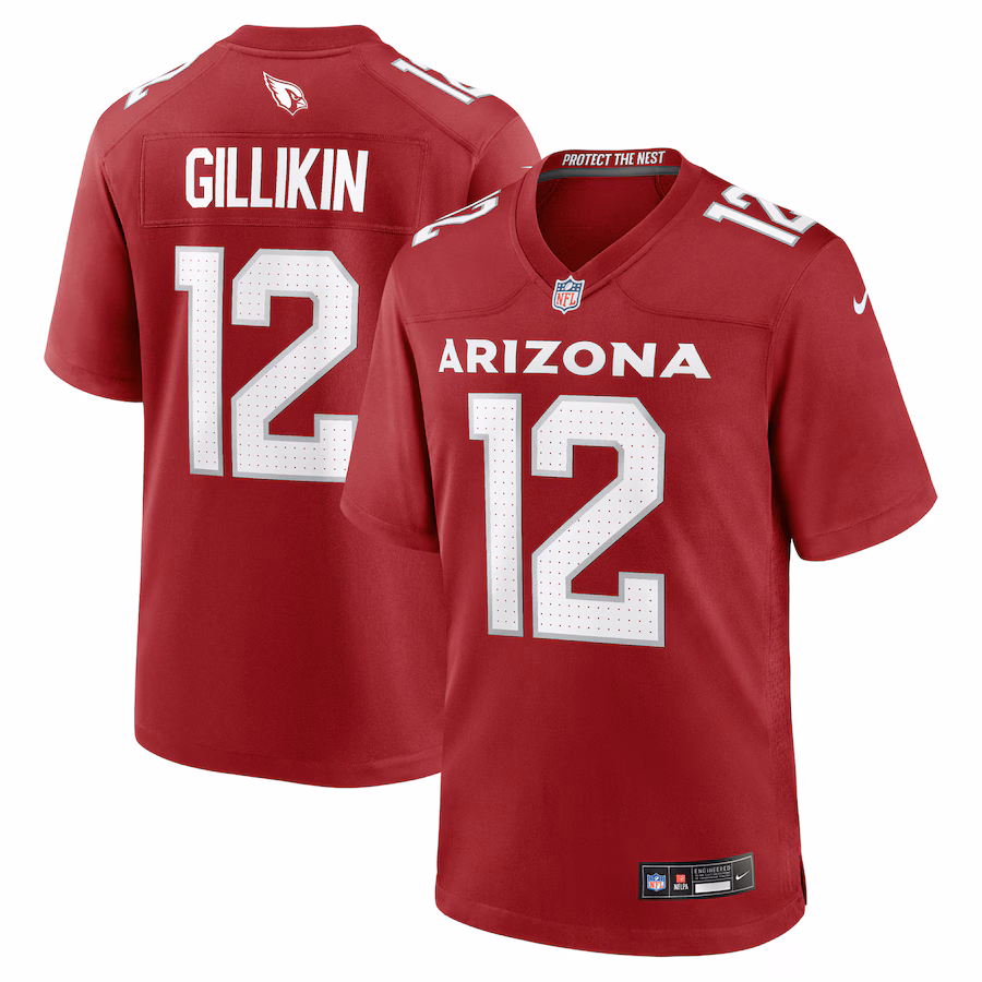 Men's Arizona Cardinals Blake Gillikin Nike Cardinal Team Game Jersey