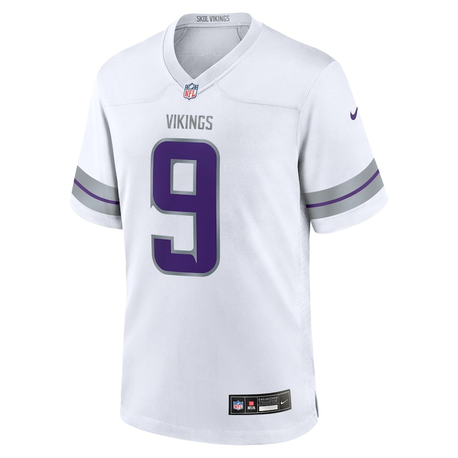 Men's Minnesota Vikings J.J. McCarthy Nike White Alternate Game Player Jersey