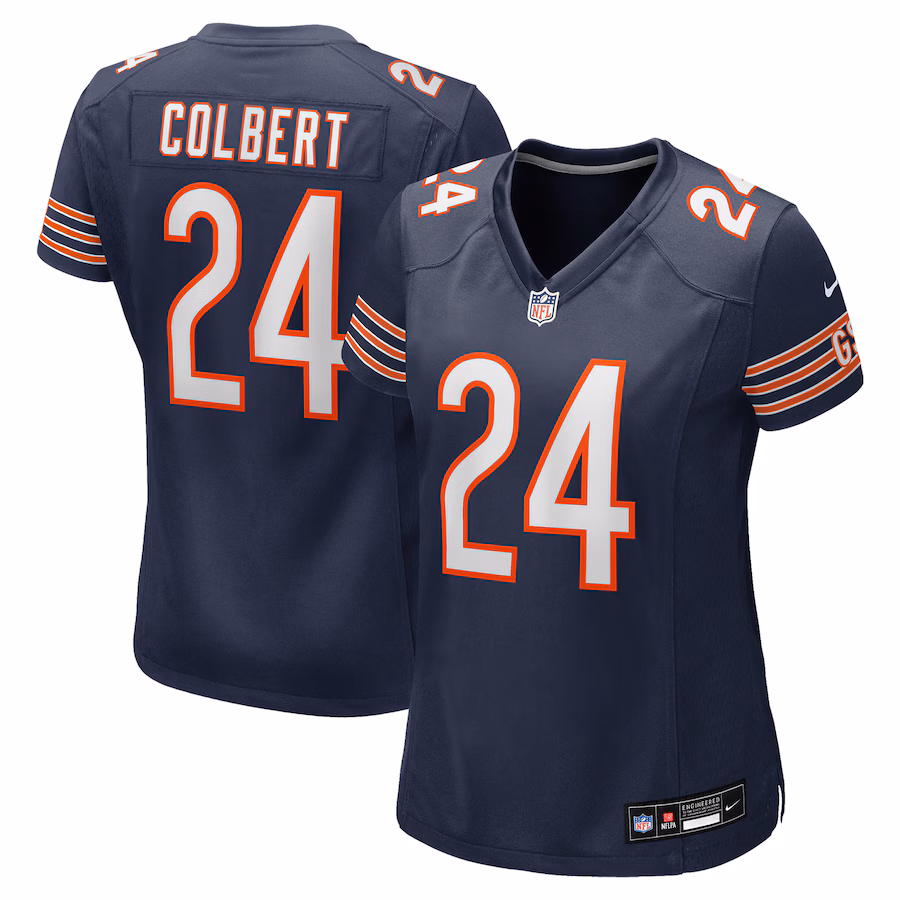 Women's Chicago Bears Adrian Colbert Nike Navy Team Game Jersey