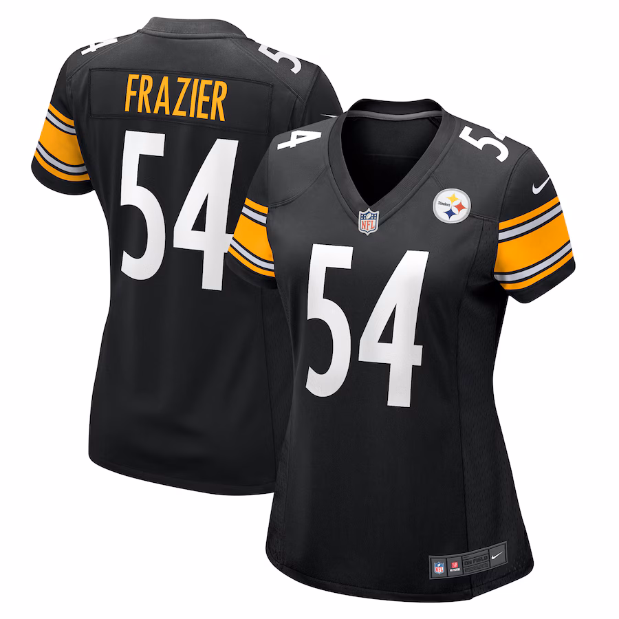 Women's Pittsburgh Steelers Zach Frazier Nike Black Game Jersey