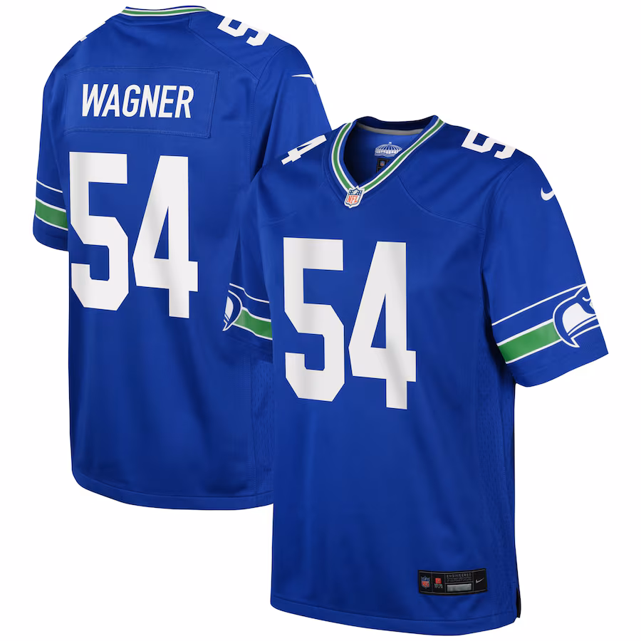 Youth Seattle Seahawks Bobby Wagner Nike Royal Game Jersey