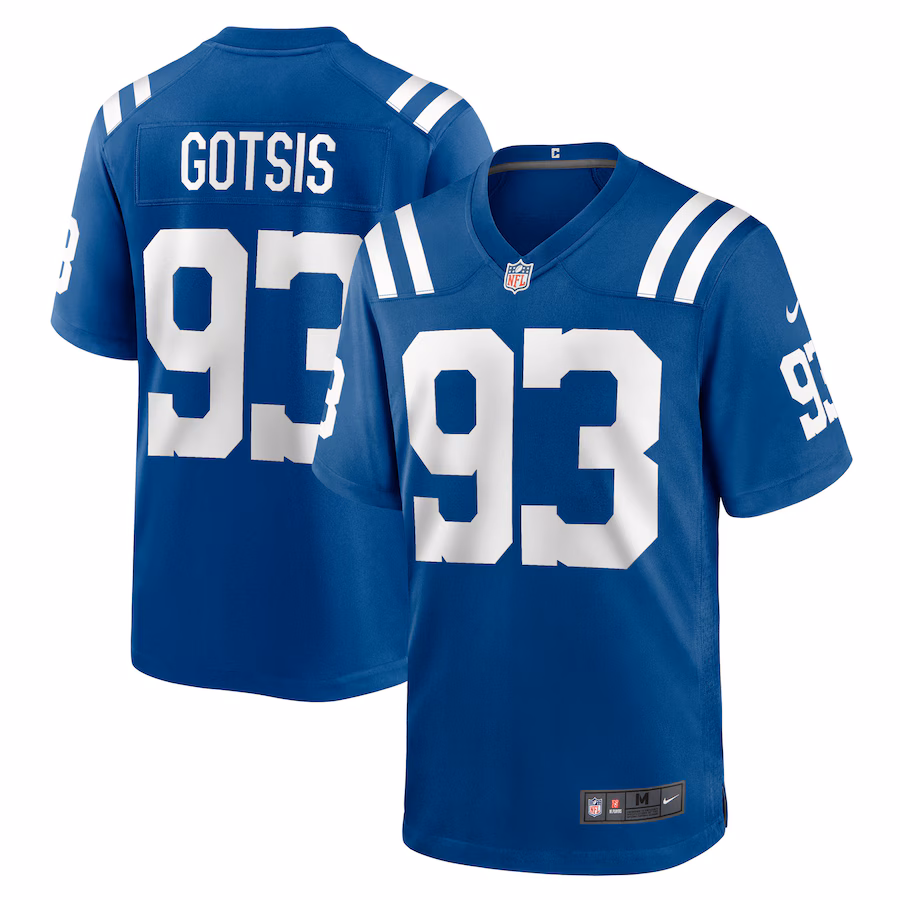 Men's Indianapolis Colts Adam Gotsis Nike Royal Team Game Jersey