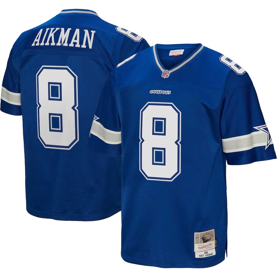 Men's Dallas Cowboys Troy Aikman Mitchell & Ness Royal Legacy Replica Jersey
