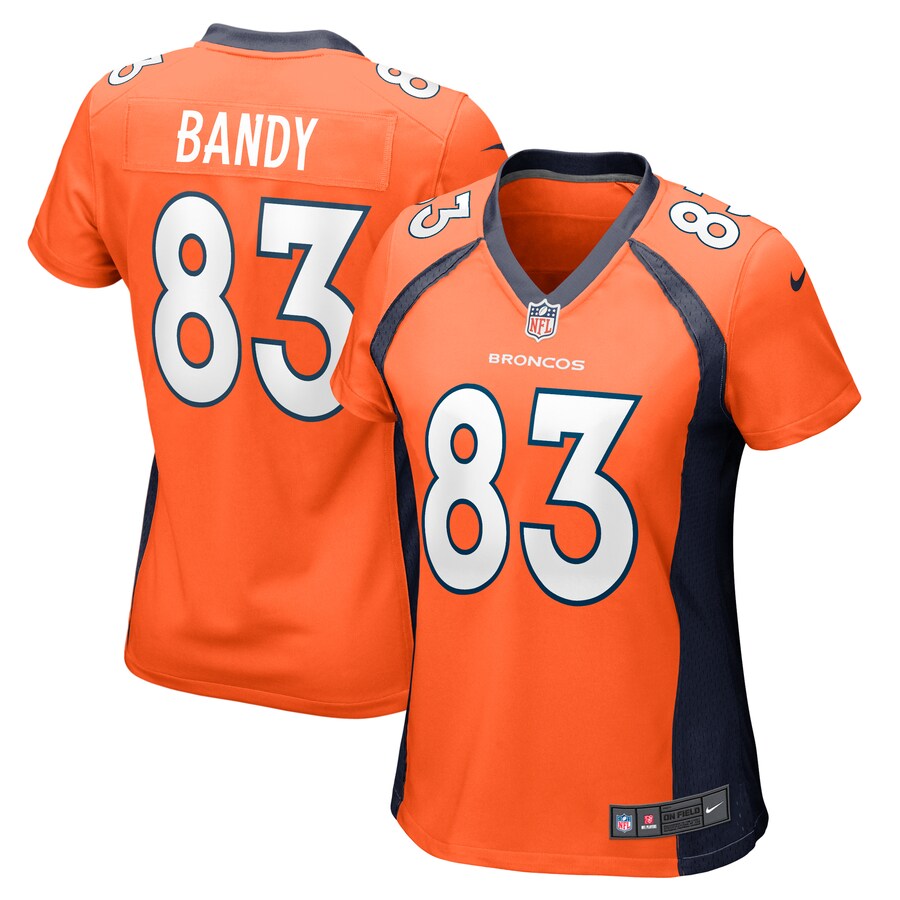 Women's Denver Broncos Michael Bandy Nike Orange Team Game Jersey