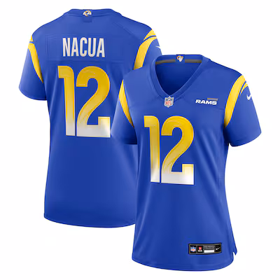 Women's Los Angeles Rams Puka Nacua Nike Royal Game Player Jersey