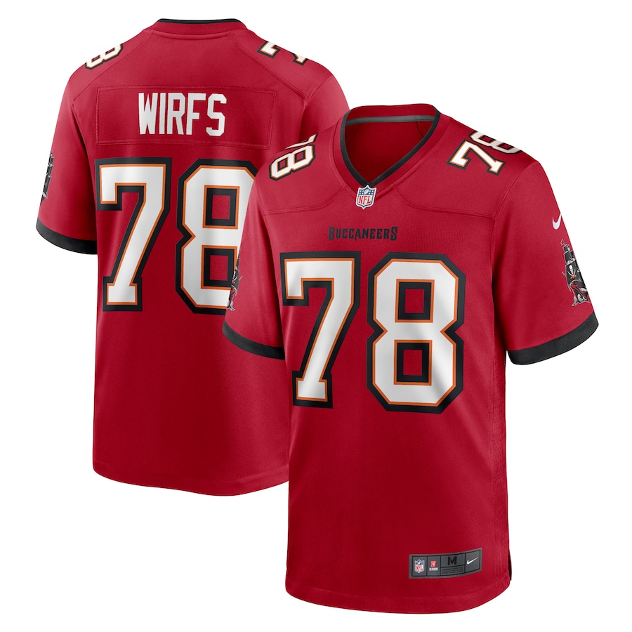 Men's Tampa Bay Buccaneers Tristan Wirfs Nike Red Game Jersey