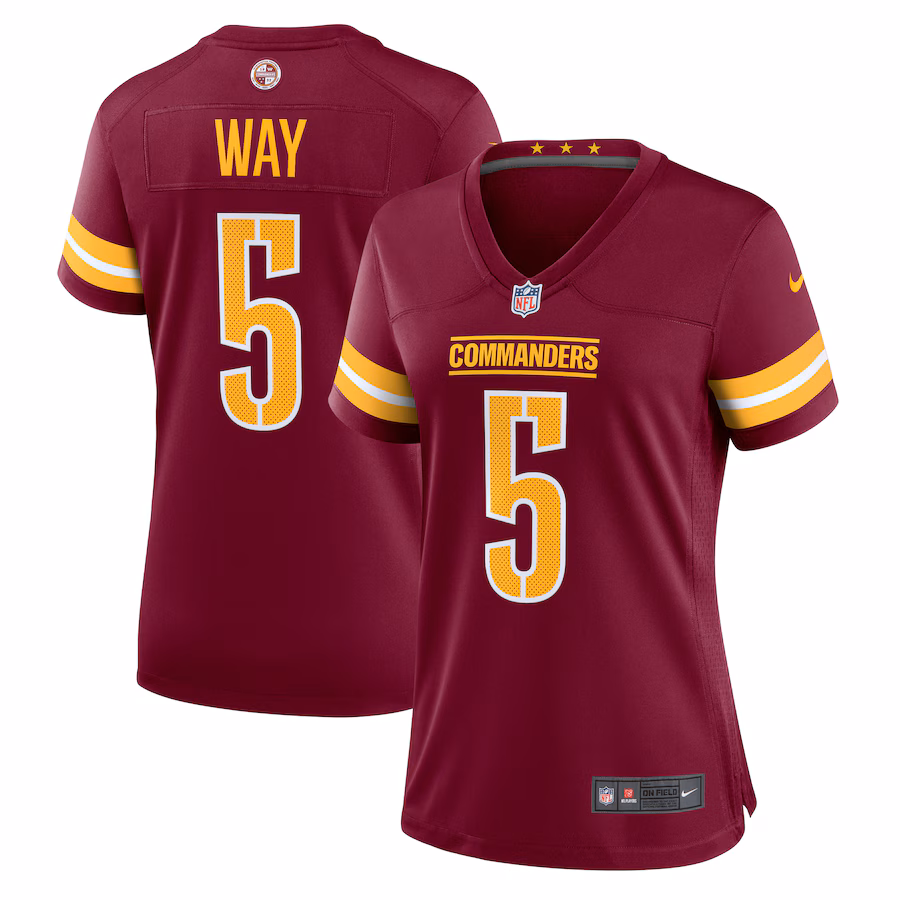 Women's Washington Commanders Tress Way Nike Burgundy Game Jersey