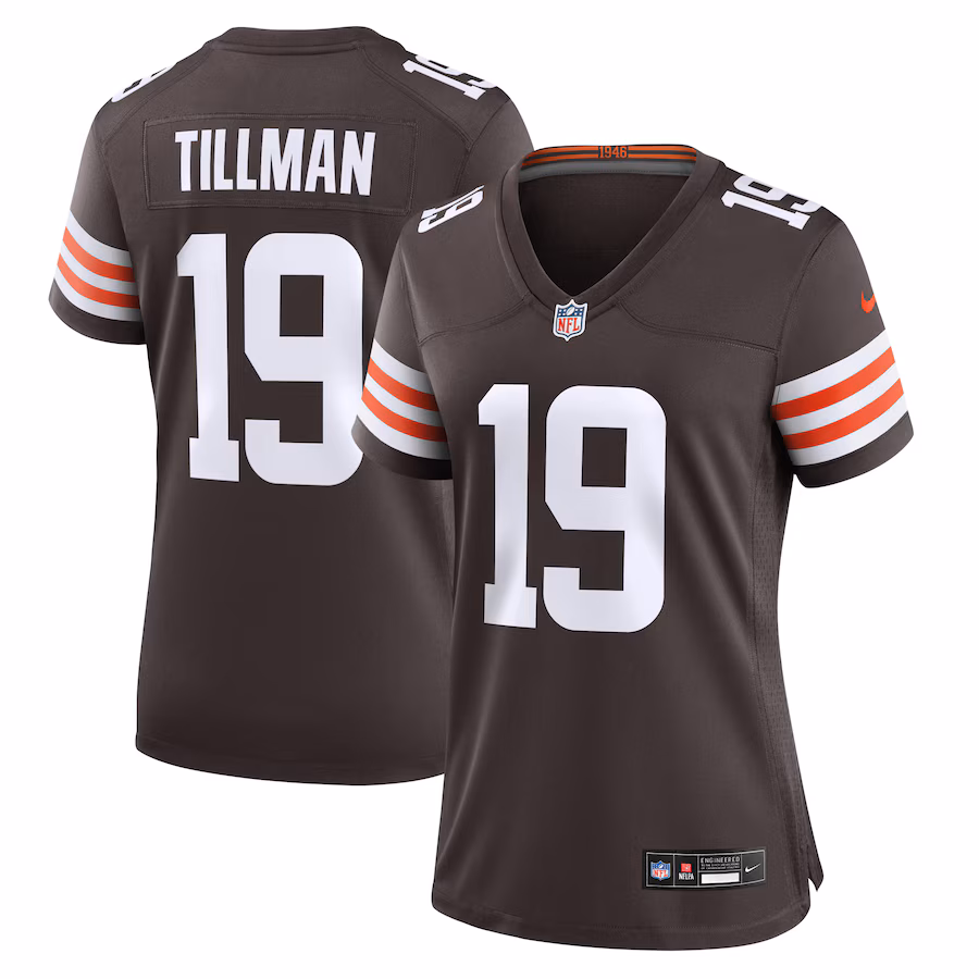 Women's Cleveland Browns Cedric Tillman Nike Brown Game Jersey