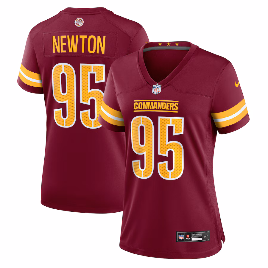 Women's Washington Commanders Jer'Zhan Newton Nike Burgundy Game Jersey