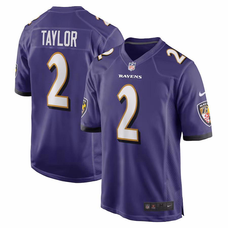 Nike Youth Baltimore Ravens Tyrod Taylor Team Color Game Jersey