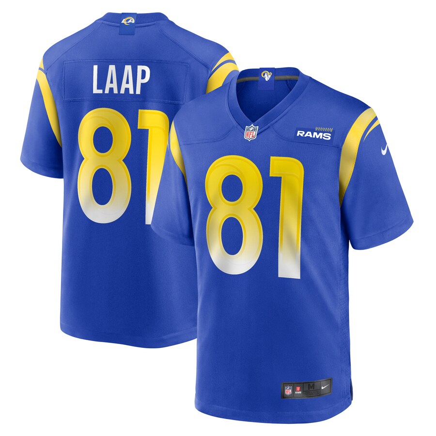 Men's Los Angeles Rams JJ Laap Nike Royal Game Jersey