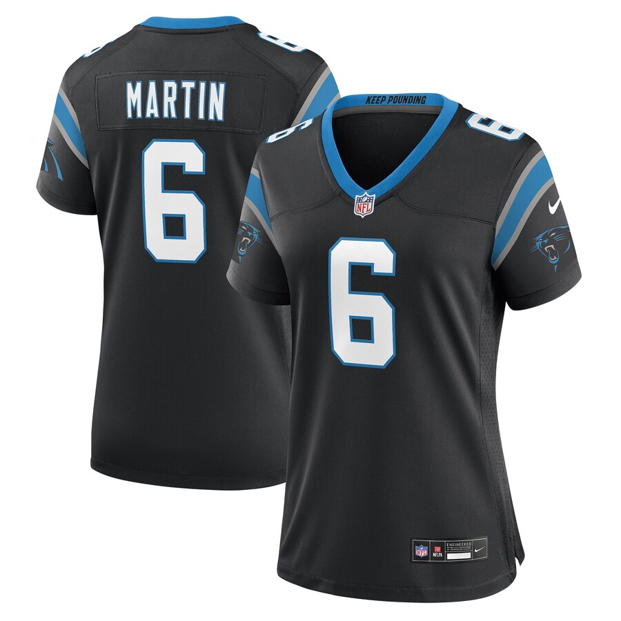 Women's Carolina Panthers Sam Martin Nike Black Team Game Jersey