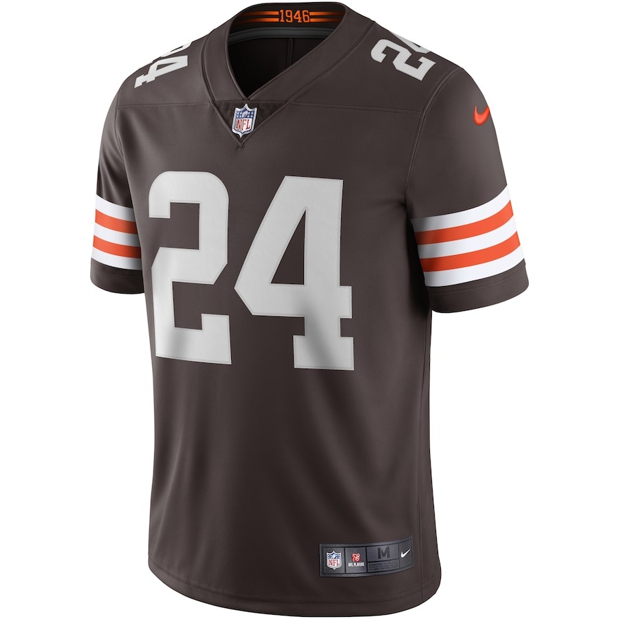 Men's Cleveland Browns Nick Chubb Nike Brown Vapor Limited Jersey