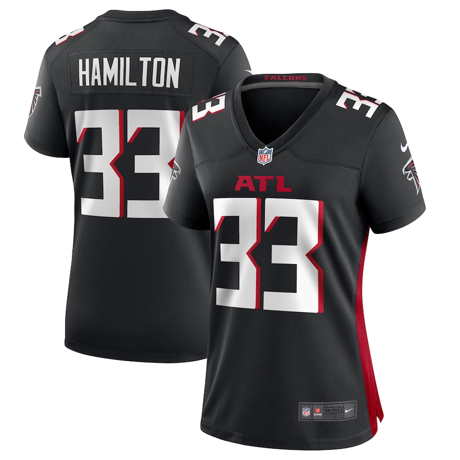 Women's Atlanta Falcons Antonio Hamilton Nike Black Game Jersey
