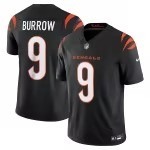 Men's Cincinnati Bengals Joe Burrow Nike Black Vapor F.U.S.E. Limited Jersey