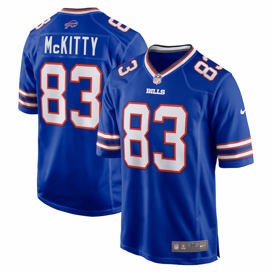 Men's Buffalo Bills Tre McKitty Nike Royal Team Game Jersey