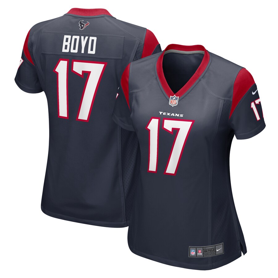 Women's Houston Texans Kris Boyd Nike Navy Game Jersey