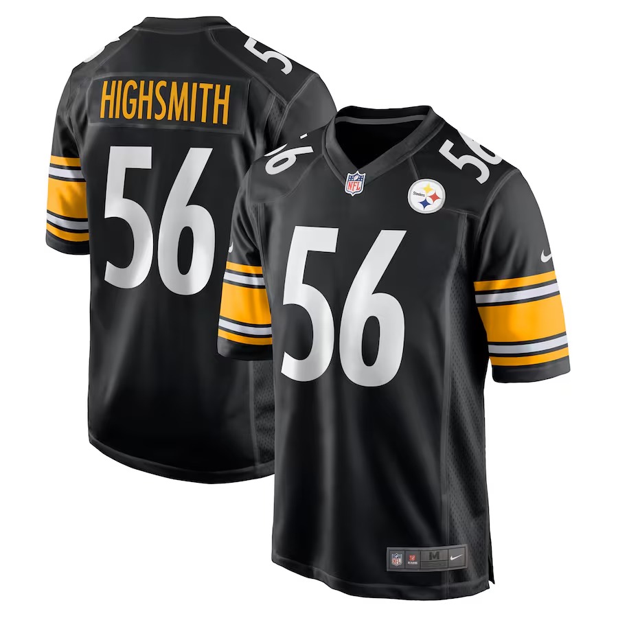 Men's Pittsburgh Steelers Alex Highsmith Nike Black Game Jersey