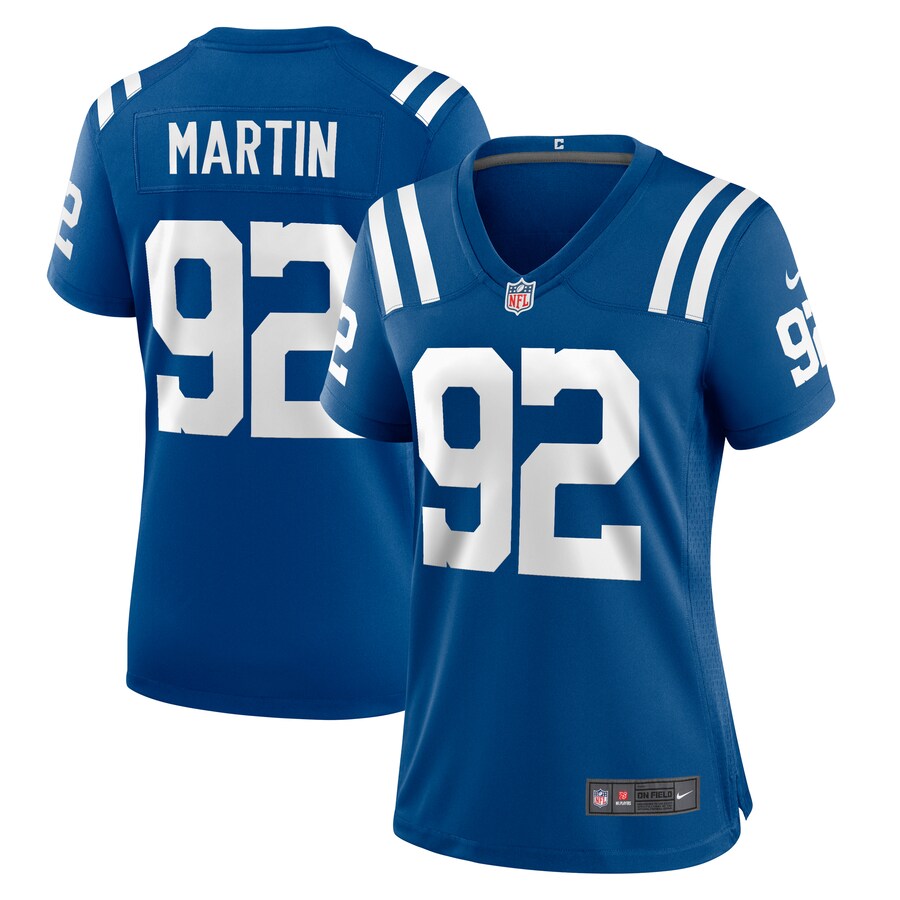 Women's Indianapolis Colts Jacob Martin Nike  Royal Team Game Jersey