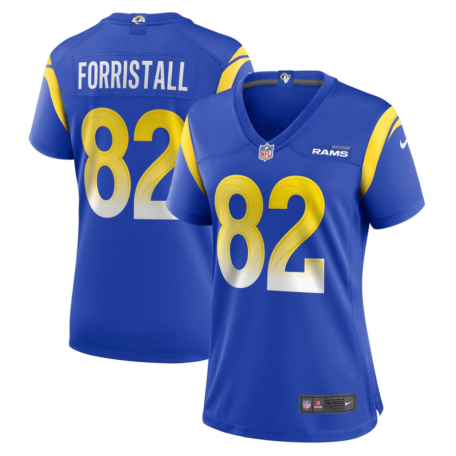 Women's Los Angeles Rams Miller Forristall Nike Royal Game Jersey