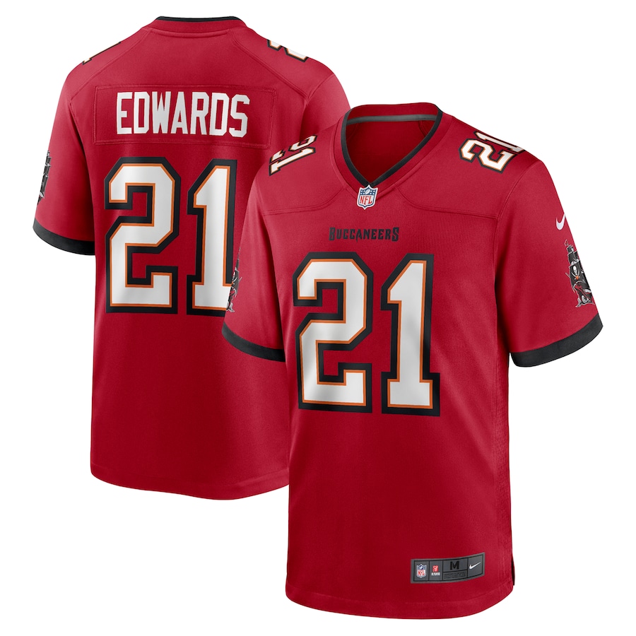Men's Tampa Bay Buccaneers Mike Edwards Nike Red Game Jersey