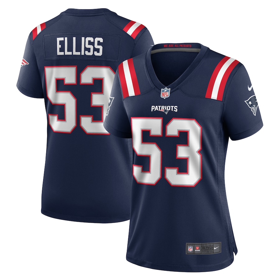 Women's New England Patriots Christian Elliss Nike Navy Game Jersey