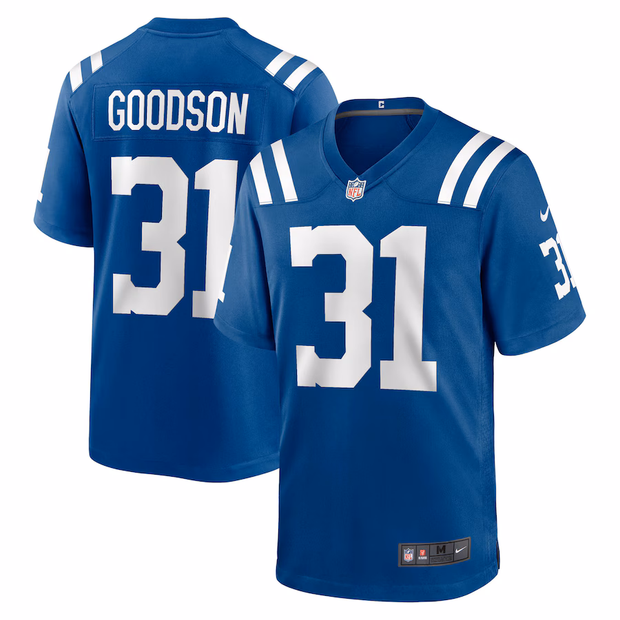 Men's Indianapolis Colts Tyler Goodson Nike Royal Game Jersey