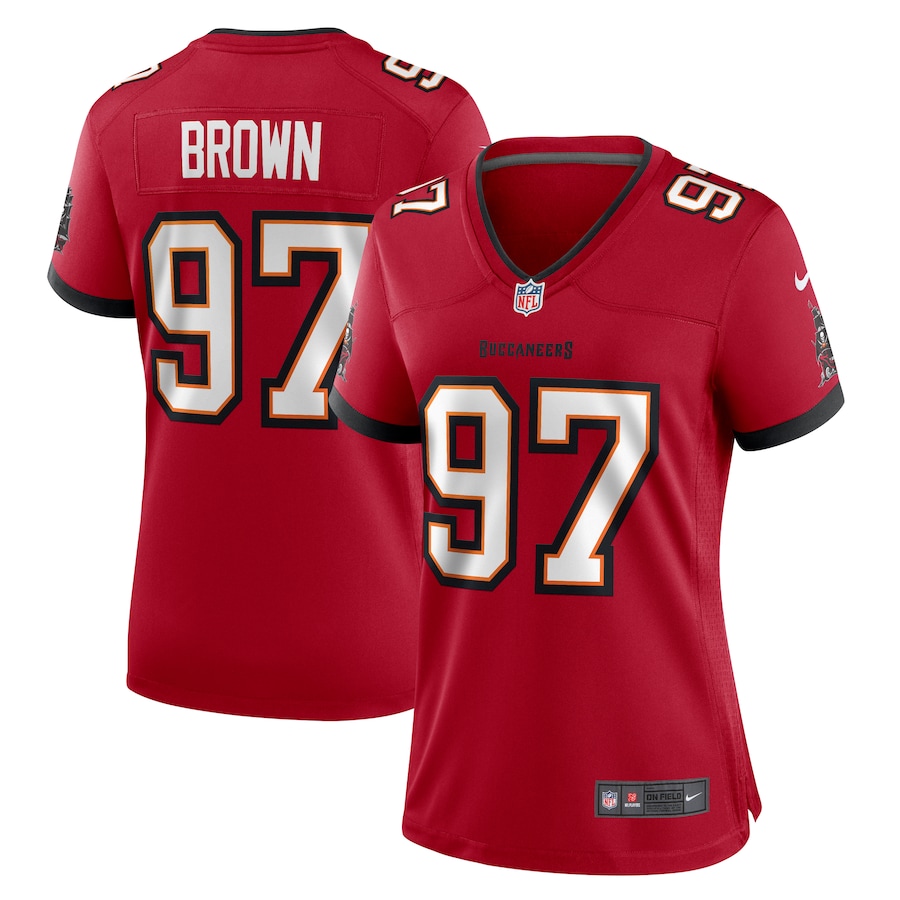 Women's Tampa Bay Buccaneers Earnest Brown IV Nike Red Game Jersey