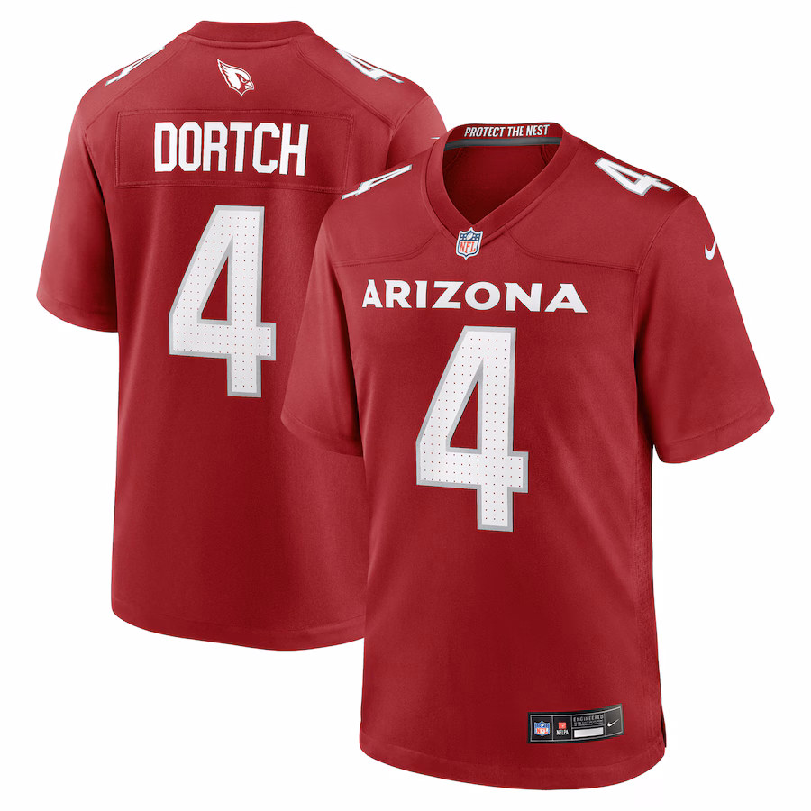 Men's Arizona Cardinals Greg Dortch Nike Cardinal Team Game Jersey