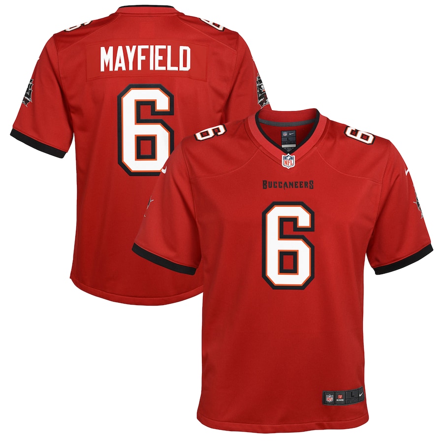 Youth Tampa Bay Buccaneers Baker Mayfield Nike Red Game Jersey
