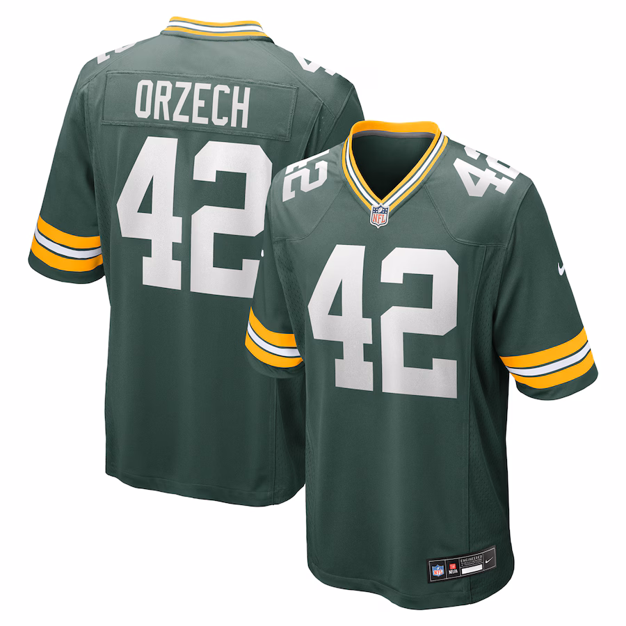 Men's Green Bay Packers Matt Orzech Nike Green Game Jersey