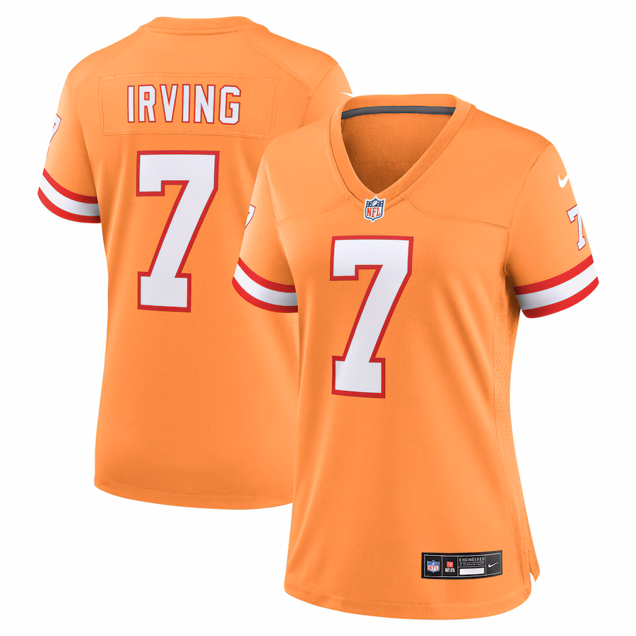 Women's Tampa Bay Buccaneers Bucky Irving Nike Orange Alternate Game Jersey
