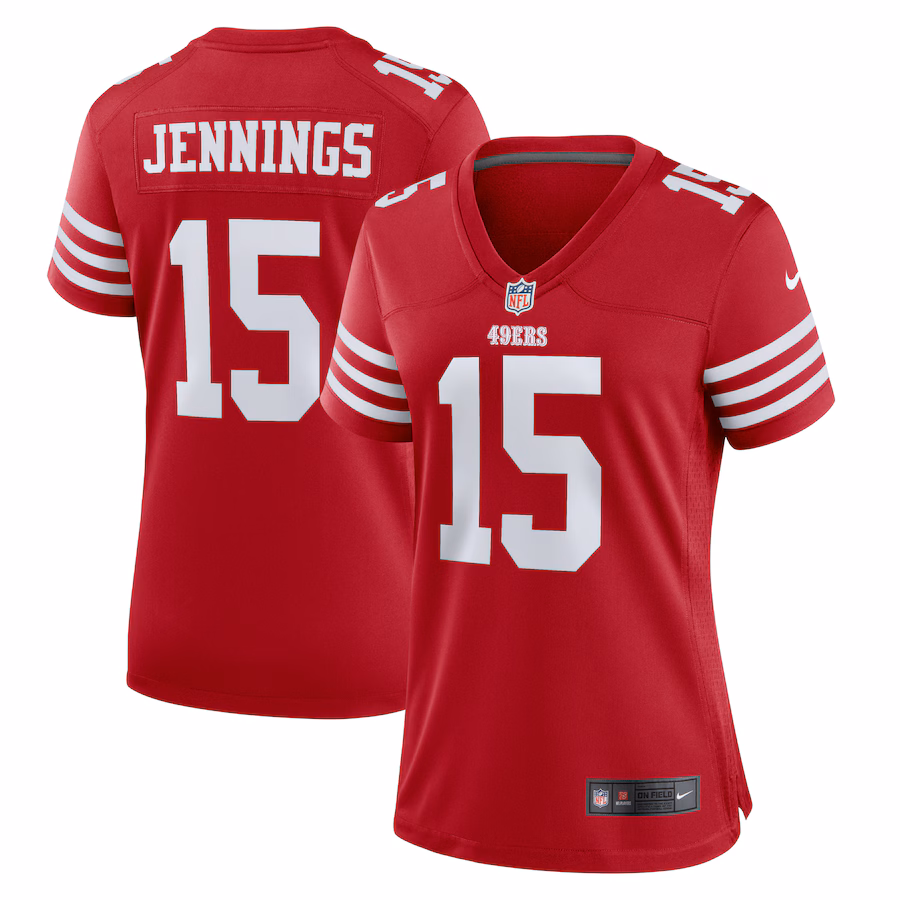 Women's San Francisco 49ers Jauan Jennings Nike  Scarlet  Game Jersey