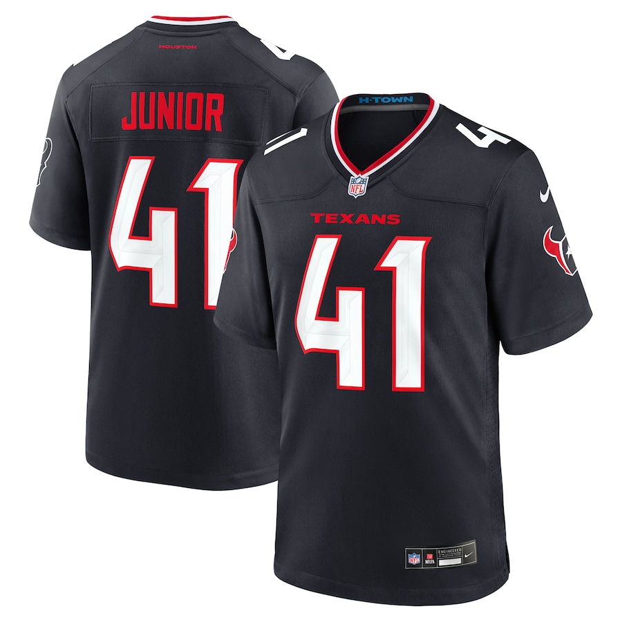 Men's Houston Texans Gregory Junior Nike Navy Team Game Jersey