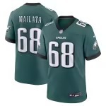Men's Philadelphia Eagles Jordan Mailata Nike Midnight Green Team Game Jersey