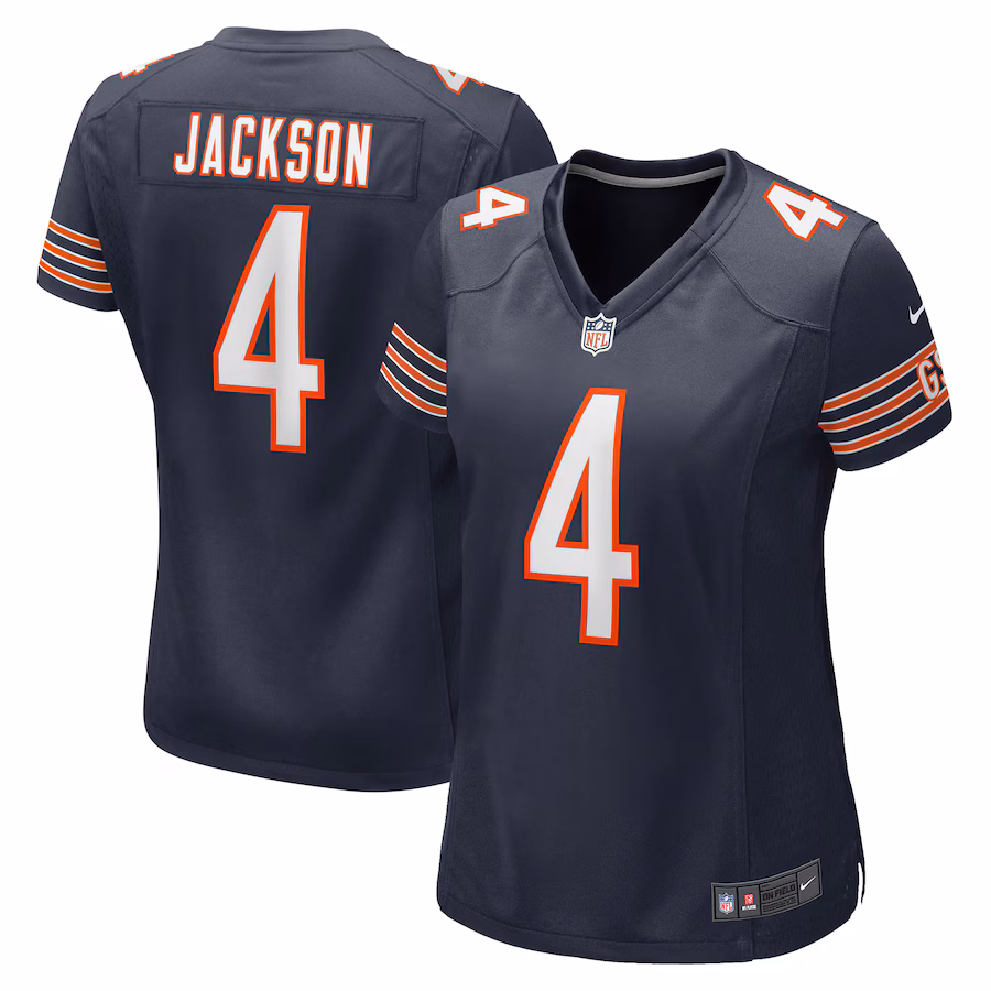 Women's Chicago Bears Eddie Jackson Nike Navy Game Player Jersey