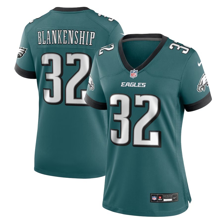 Women's Philadelphia Eagles Reed Blankenship Nike Midnight Green Team Game Jersey
