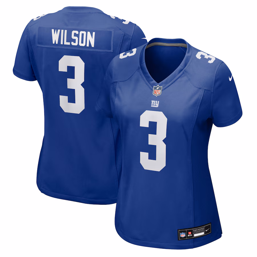 Women's New York Giants Russell Wilson Nike Royal Game Jersey
