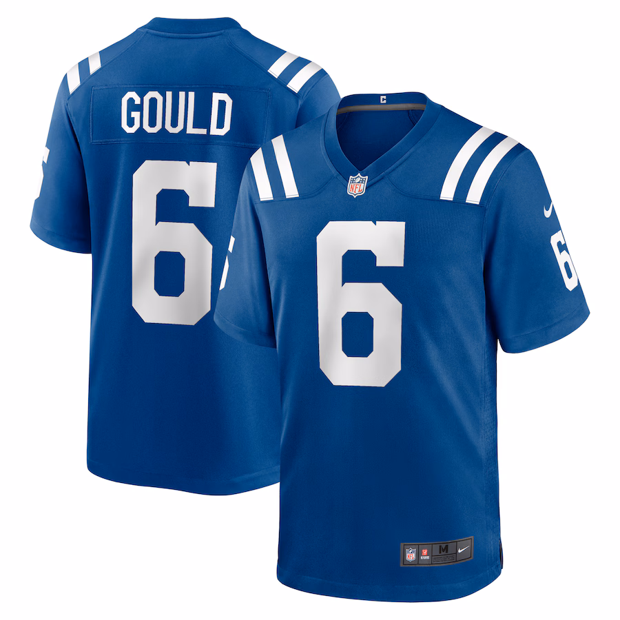 Men's Indianapolis Colts Anthony Gould Nike Royal Game Jersey