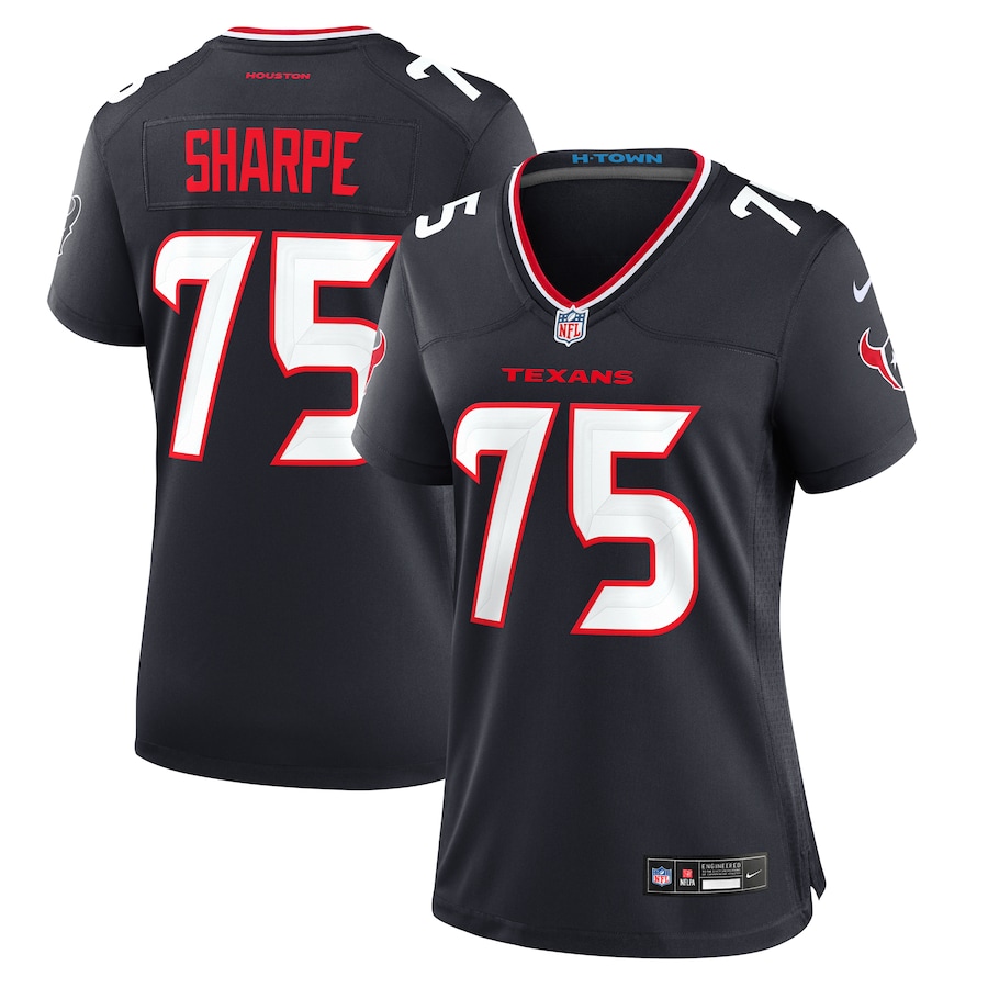 Women's Houston Texans David Sharpe Nike Navy Team Game Jersey