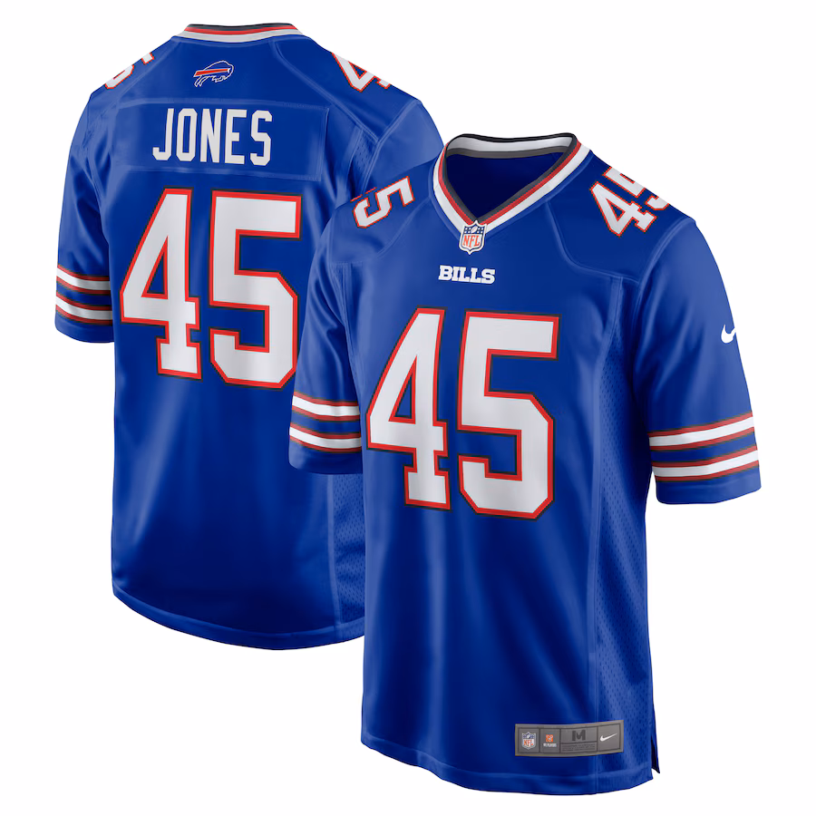 Men's Buffalo Bills Deion Jones Nike Royal Game Jersey