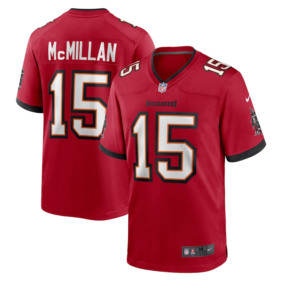 Men's Tampa Bay Buccaneers Jalen McMillan Nike Red Game Jersey