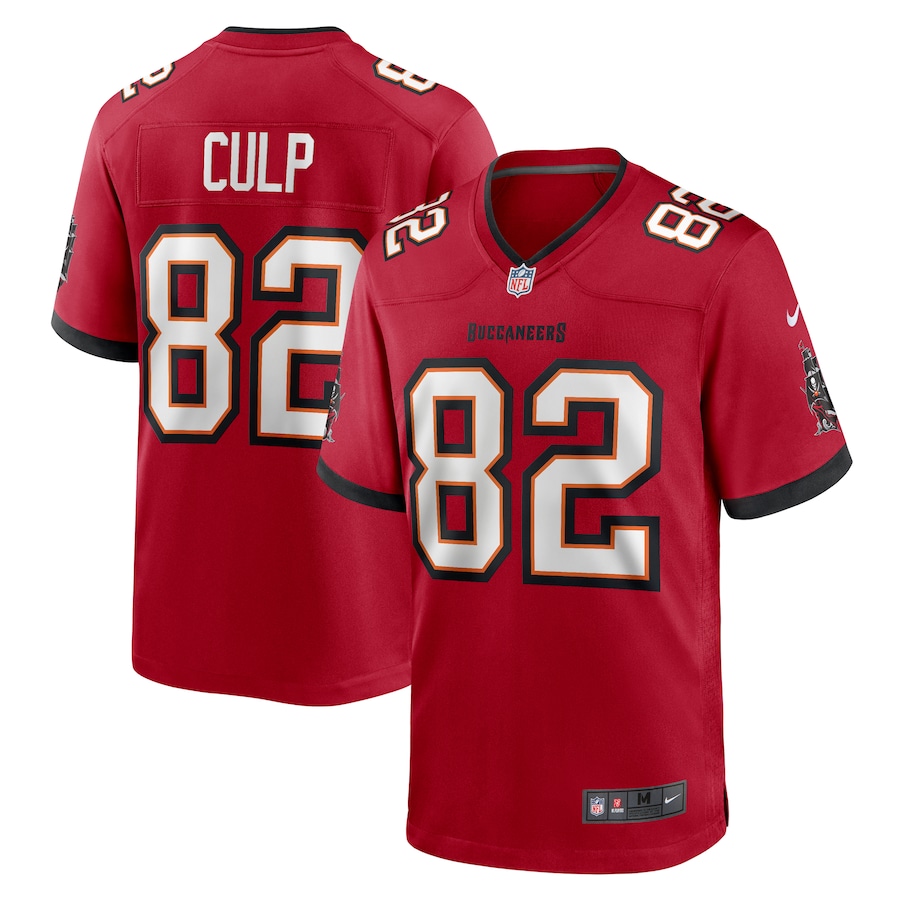 Men's Tampa Bay Buccaneers Devin Culp Nike Red Game Jersey