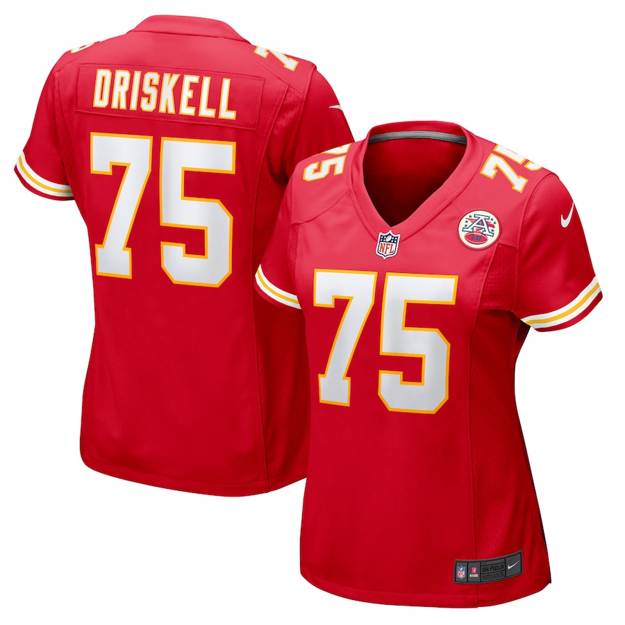 Women's Kansas City Chiefs Ethan Driskell Nike Red Game Jersey