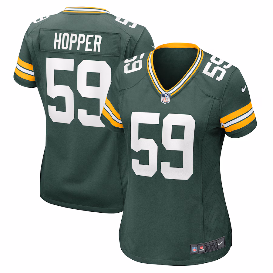 Women's Green Bay Packers Ty'Ron Hopper Nike Green Game Jersey